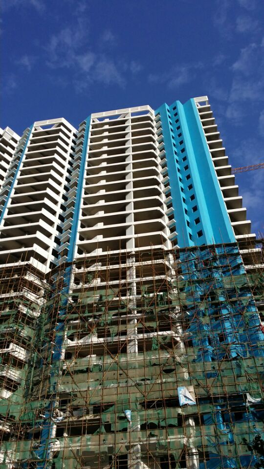 桂林漓江藍(lán)灣外墻涂料裝飾工程(56) - 廣西三象建筑安裝工程有限公司 m.dygangyou.com